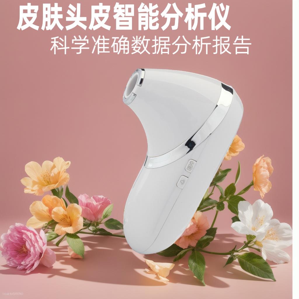 5G超流畅高清头皮皮肤检测仪UV三光谱智能皮肤测试仪分析面部数据