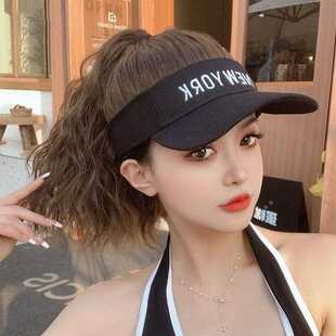 直销假发帽子一体女遮阳帽减龄马尾假发带头发帽造型棒球鸭舌 新款