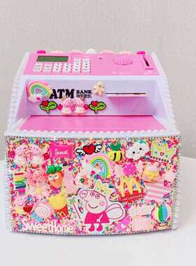 新款直销创意儿童男女孩生日礼物atm自动储蓄罐成人计数存钱罐存2