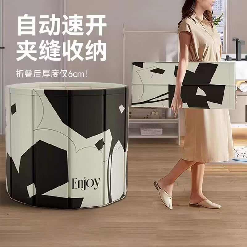 免安装可折叠泡澡桶大人泡浴桶洗澡桶儿童可坐浴盆宝宝游泳桶