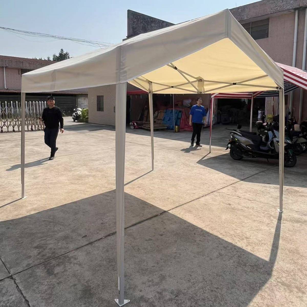 新款直销网红集市摆摊帐篷遮阳棚雨棚停车棚折叠四角大伞露营蓬加