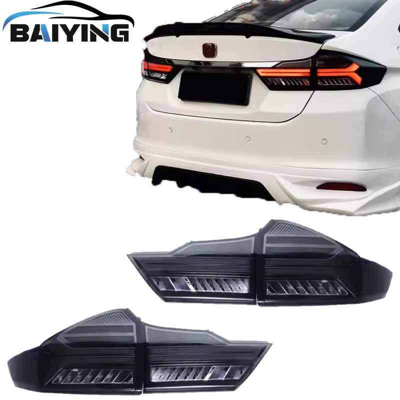 适用丰田亚洲龙18-20汽车尾灯熏黑流光转向 FF-TLL028跨境