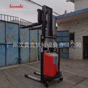 工厂现货1吨手推式 电动升降叉车高安全半电动堆高叉车