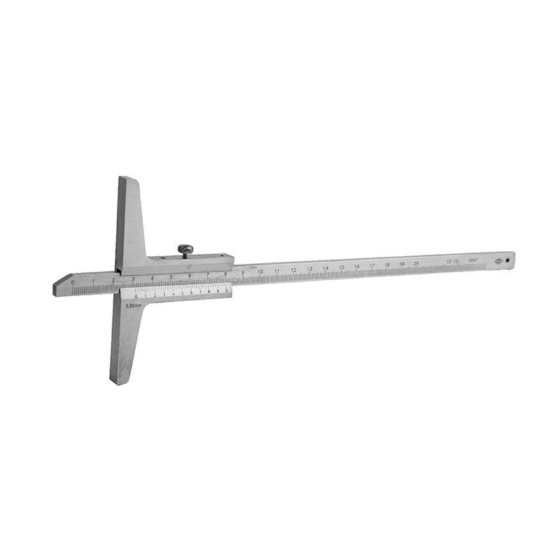 0深度游标卡0-200mm-3UGP00m带深度尺杆游标卡m尺