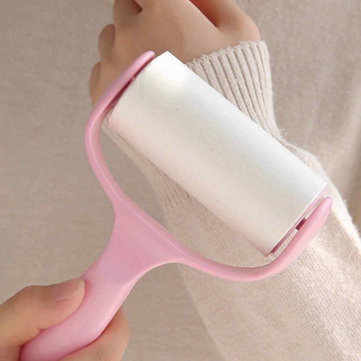 手柄粘黏毛滚器滚式筒可撕粘尘螺茗春纸滚刷毛毡毛子,收纳整理,衣物除尘滚/粘毛滚,淘宝优惠券,粉丝福利购,淘宝优惠卷