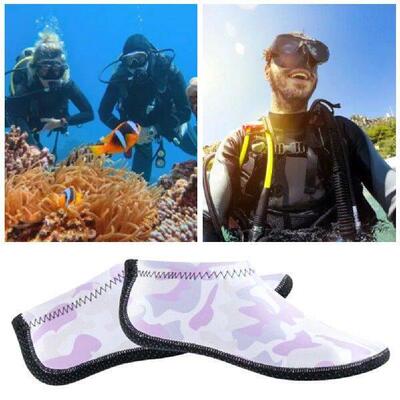 3mm Neoprene Diving Socks Wetsuit Shoes Non-slip Adult Warm