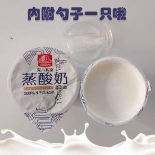 锦州大双八风味乳酸菌蒸酸奶160g/杯凝固型原味生牛乳奶源发酵乳