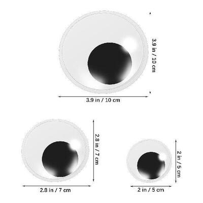 6 Pcs Moving Eyes Safety For Craft Big Crafts Large Googly