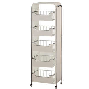 零食架子置物架客厅高颜值落地多层储物柜抽屉式放水果收纳小推车