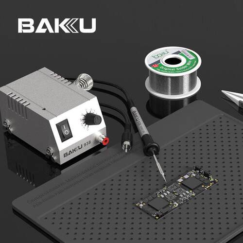 巴酷BK-938迷你手机BGA拆焊台 电脑主板维修工具恒温电烙铁电焊台
