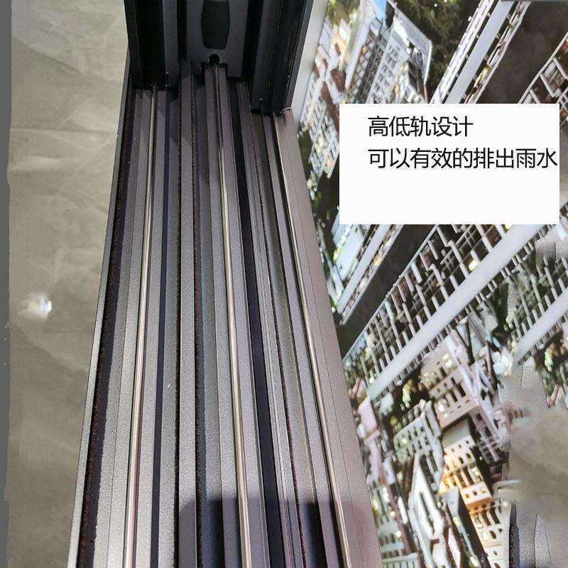供应135三轨断桥推拉窗 铝合金封阳台 阳台隔断窗断桥推拉窗