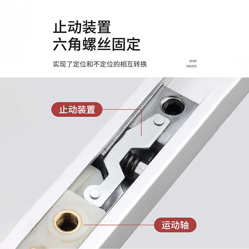 凸轮式闭门器暗装液压闭门器酒店门隐藏式静音缓冲凸轮暗藏关门器