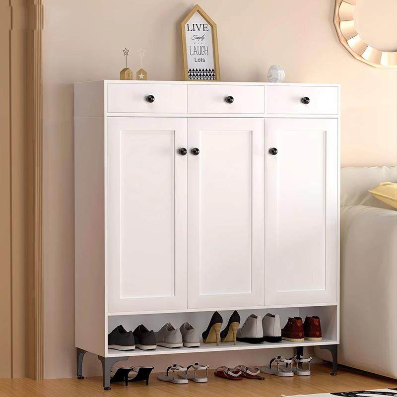 钢制鞋柜收纳柜一体靠墙入户门鞋柜2025新款带抽屉防尘家用大容量,住宅家具,鞋柜,淘宝优惠券,粉丝福利购,淘宝优惠卷