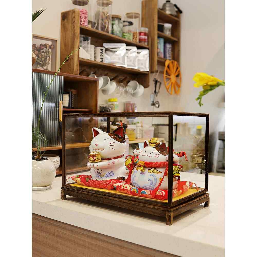 元宝招财宝猫陶瓷饰品开业礼品家居饰品客厅入口电视柜工艺品装饰