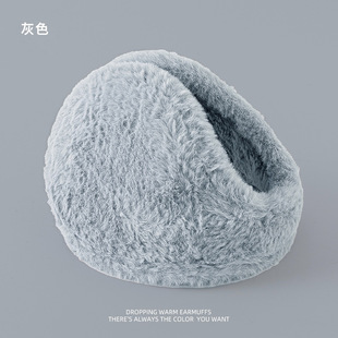 纯色耳罩女冬天加绒骑行耳朵保暖套男士耳暖后戴式防冻耳包耳捂子