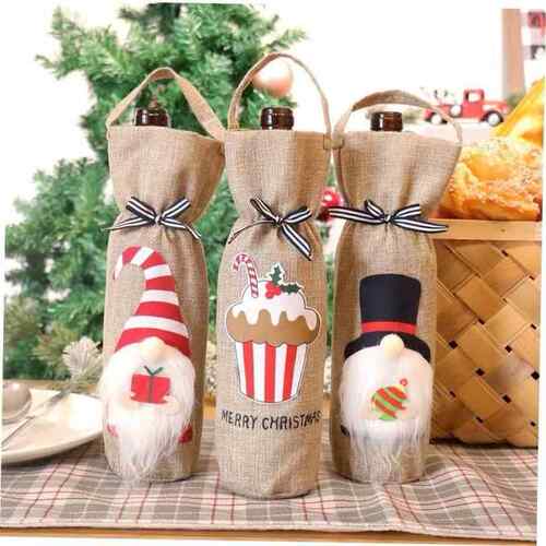 christmas decoration tree Tote bottle with wine bag 酒瓶套