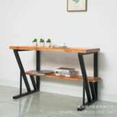 简约铁艺桌腿桌脚支架金属桌脚餐桌腿金属办公桌腿桌面支撑架