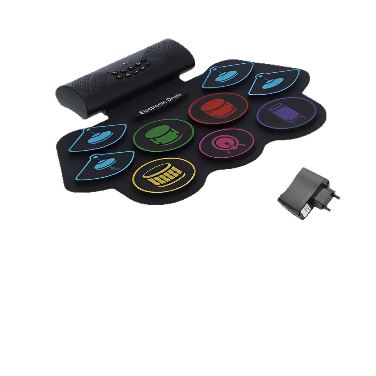 新款硅胶架子鼓成人儿童初学便携式游戏电子鼓MD862M