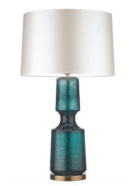 正品包灯卧室床邮头台美式复古简约现代个性蓝色床 头灯台灯