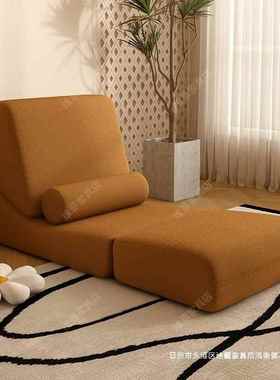 懒人功沙发可躺可睡多能办公室BNZ榻米小户型客阳台折叠单人沙厅