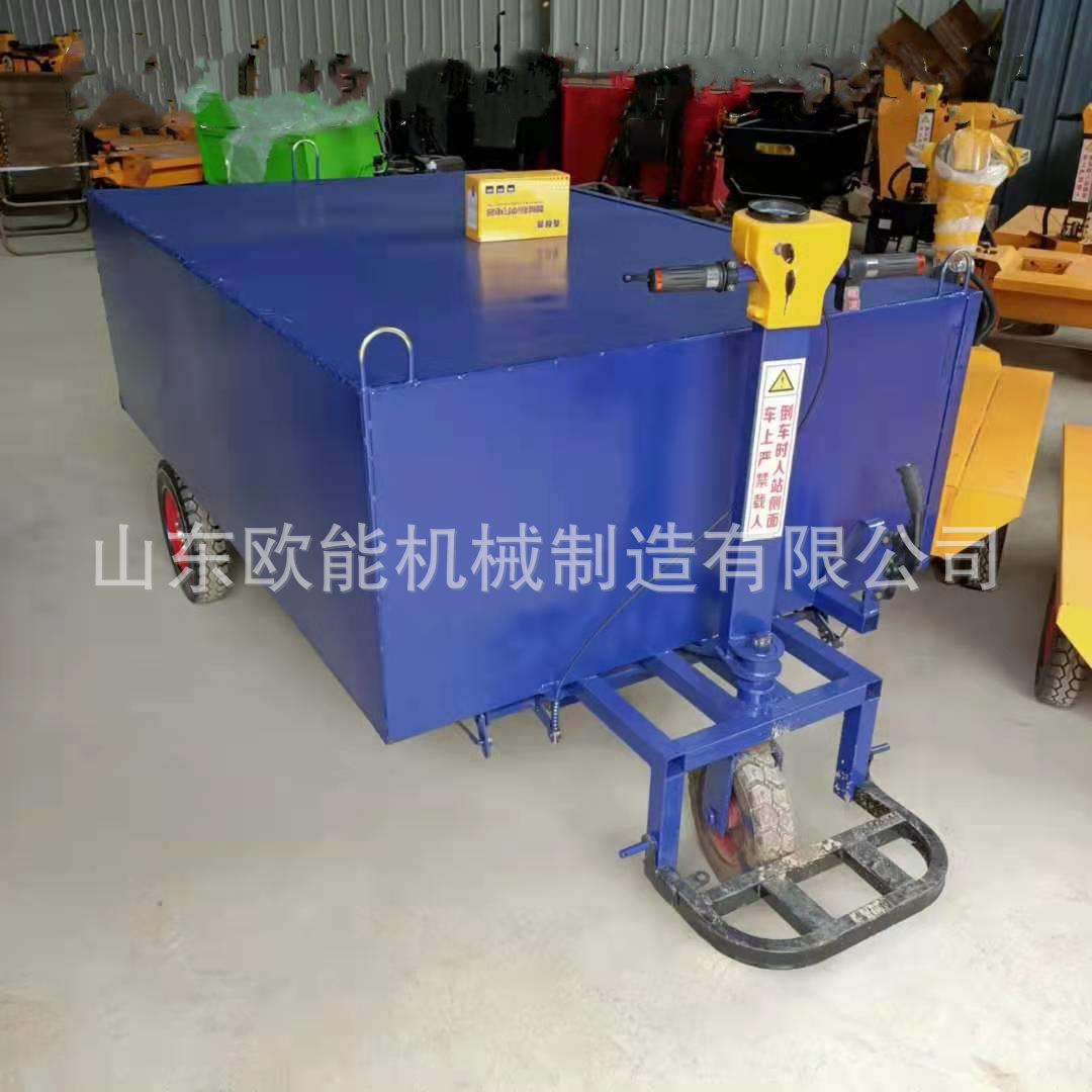 小型工地运输家庭电动货物仓库送货平板车平板车门店电动平板车