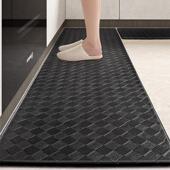 家用厨房防油防水地垫可擦免洗升级加厚皮革足部舒缓长条防滑脚垫