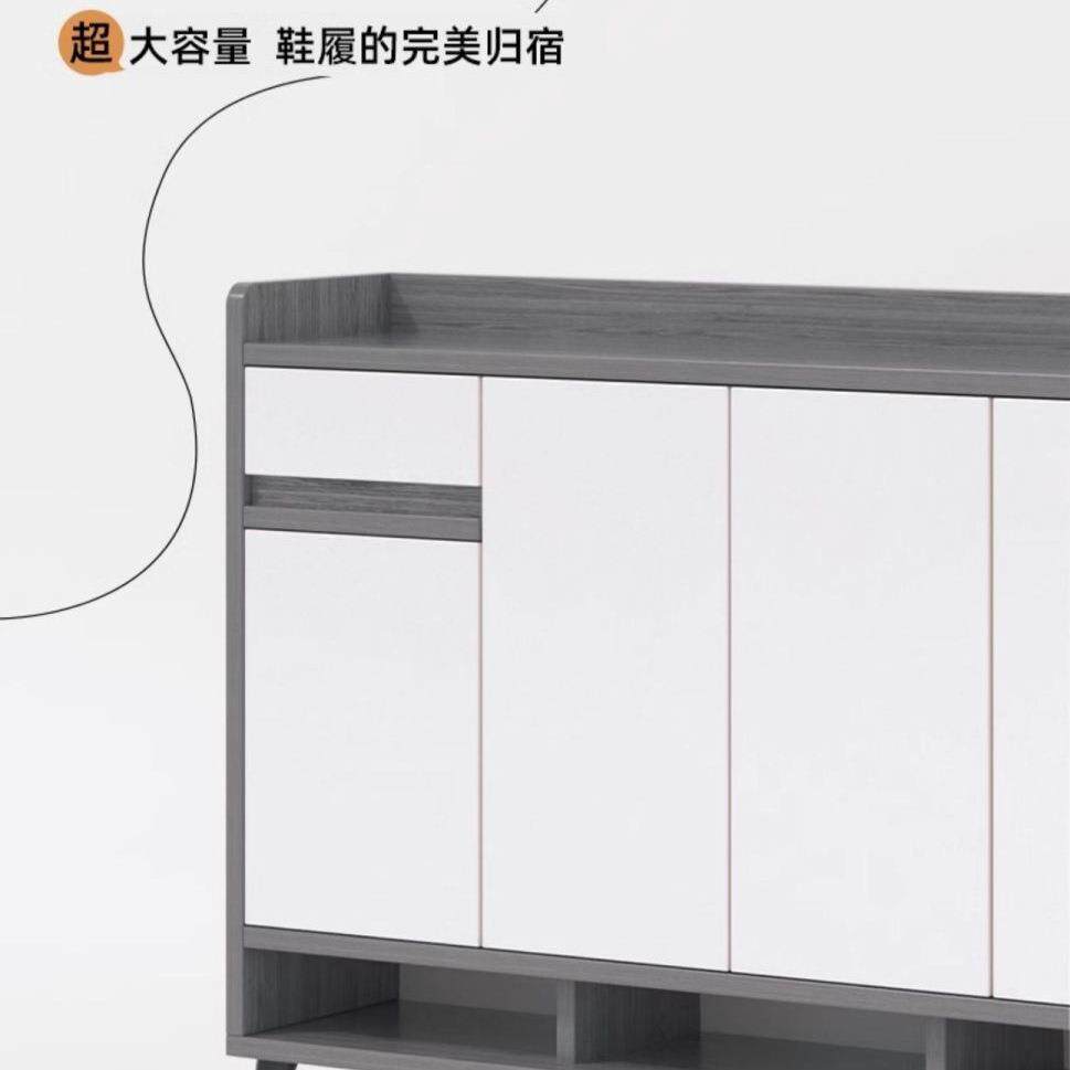 鞋柜2025环保实木生态板材入门入户门口衣帽间家用收纳储物柜