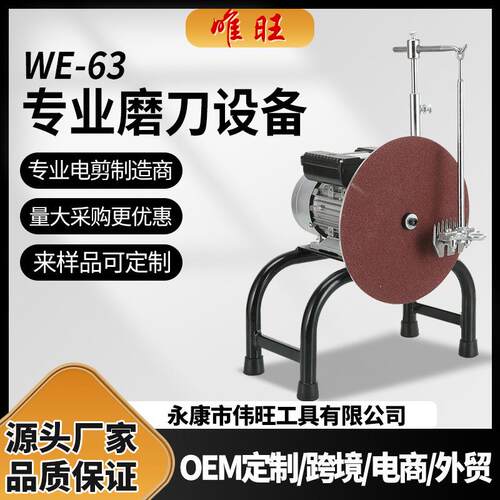 WE-63电动磨刀机 羊毛剪刀片磨刀机电动剪刀片磨刀器异步电机