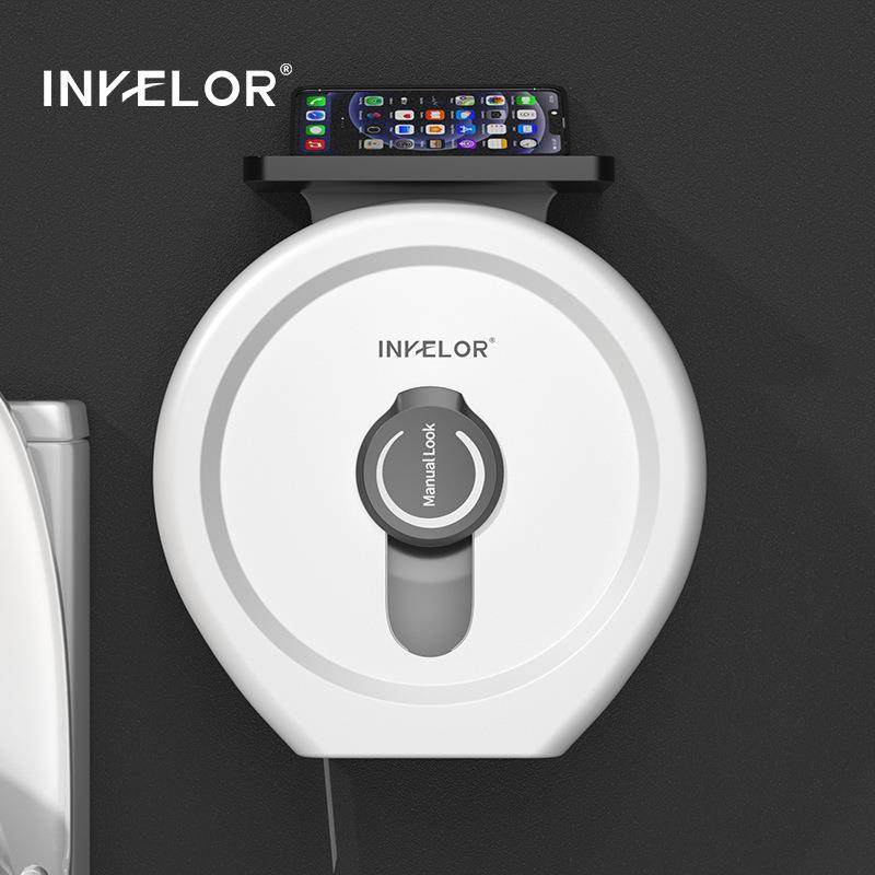 厕所带卷轴卫生间免打孔厕纸盒酒店宾馆大盘抽纸盒壁挂式大卷纸,农用物资,其他肥料,淘宝优惠券,粉丝福利购,淘宝优惠卷