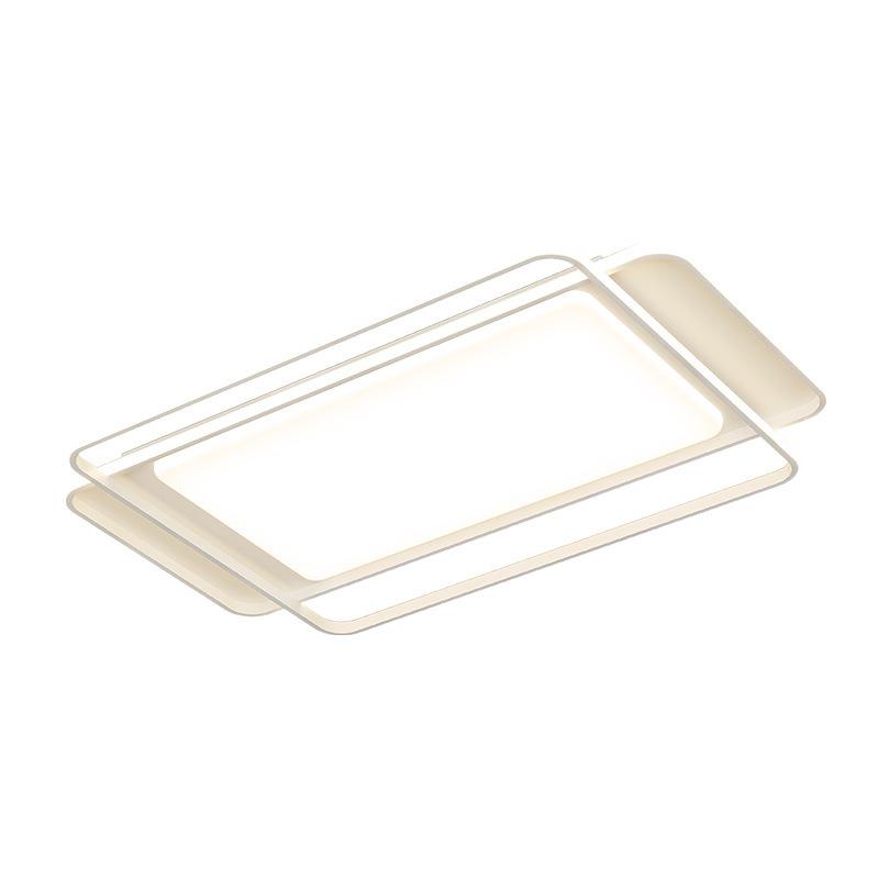 油风客厅灯2023新款屋825现代约吸顶简灯全光谱奶护眼灯具全套餐