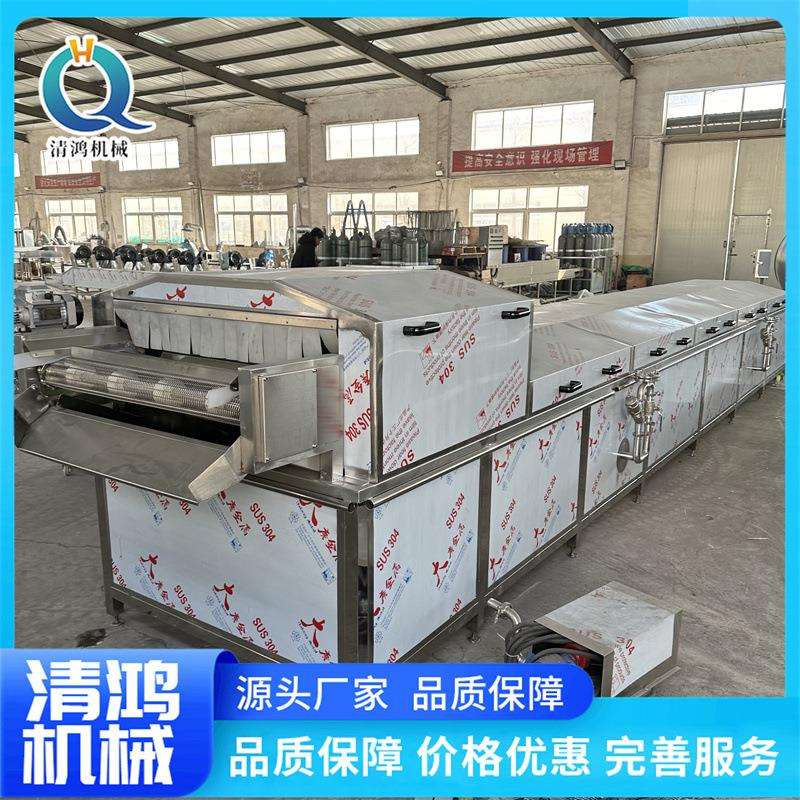 自动化袋装竹笋预煮机 笋丝酸菜加工设备 清水笋加工成套流水线
