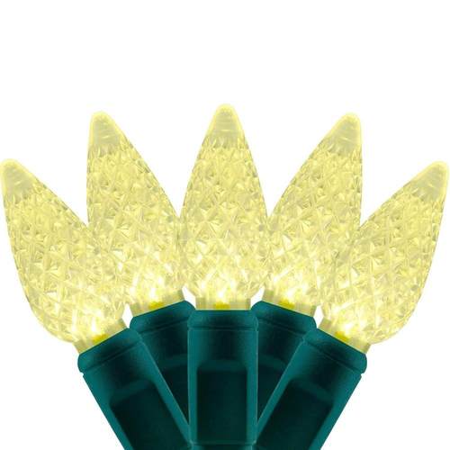 户外防水美规C6灯串110V啤注式LED草莓圣诞灯节日装饰灯串