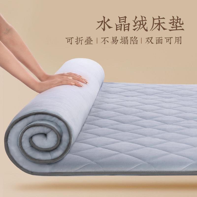 远梦床垫软垫水晶绒家用褥子学生宿舍单人冬季专用保护垫加厚垫子