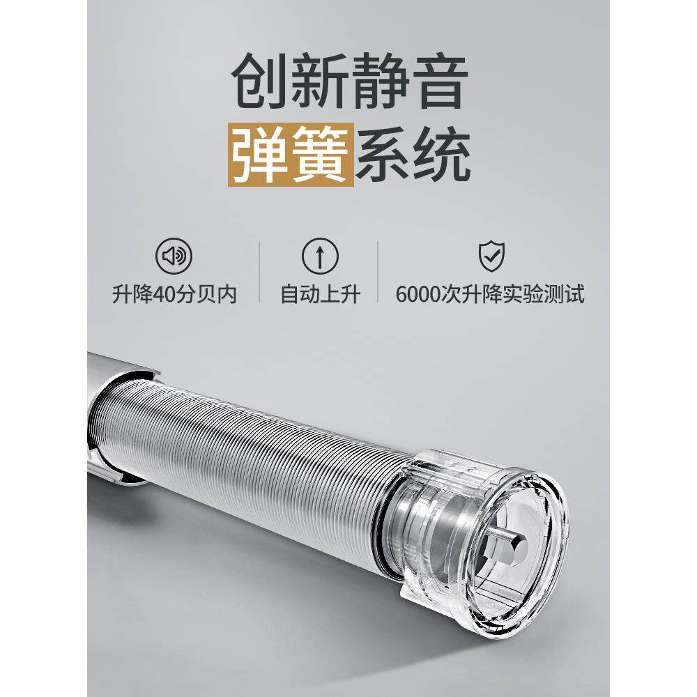 自动上升降卷帘窗帘遮光手拉弹簧厨房卫生间防水阳台办公室遮新品
