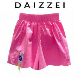 daizzei~糖果色a字阔腿，短裤女夏季百搭显瘦贴标休闲外穿热裤