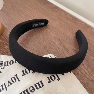 白色发捆发箍女款 高颅顶发旅头箍女洗脸压发发卡发窟头饰 2024新款