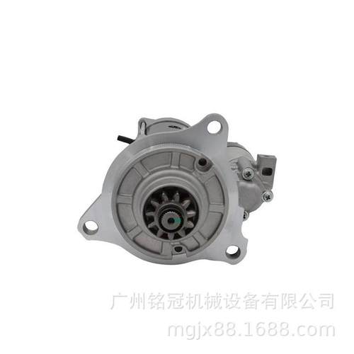 三一NGKSY550HS650HSY75H6WG01发动机启Y动马达挖掘机配件