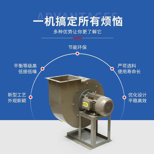 CF-多翼式离心机736厨房排油烟通抽风中机压低风噪音离心风机