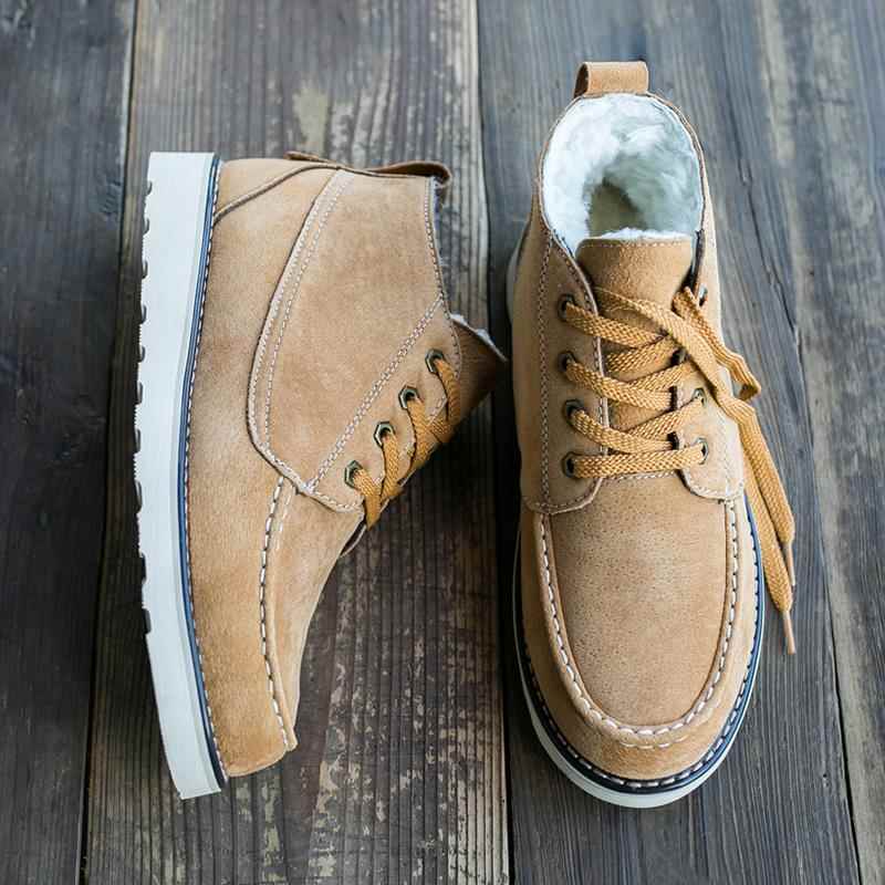 正品冬皮山羊全合一雪地东包靴男短靴暖面大棉鞋羊毛衬里北大码靴