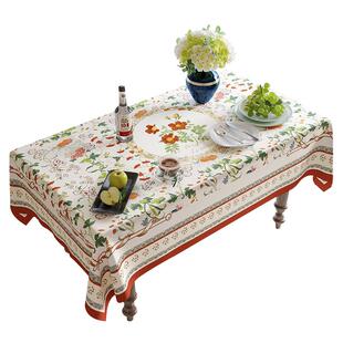 高档奢法定式桌布台高档雪尼轻尔餐桌布防水防烫制电视柜茶几布盖