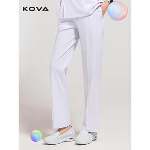 子女医服生护士工 松紧腰色粉冬色裤 高档珂薇天使护蓝士裤 白色夏季