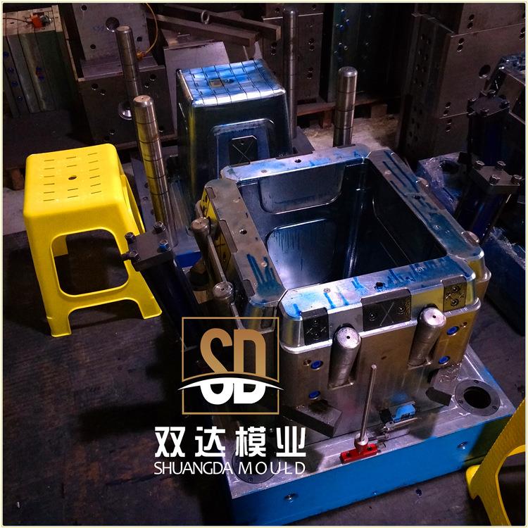 塑料凳子注塑塑胶模具仿藤条设计凳子塑料模具四方板凳塑料模具