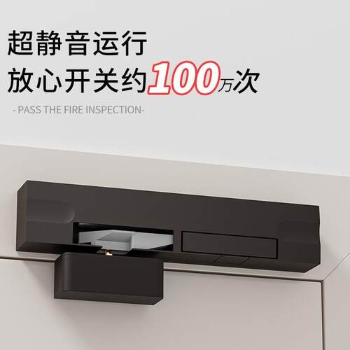 液压闭门器轻奢静音房门加强阻尼器缓冲关门平外开隐形家用门配件
