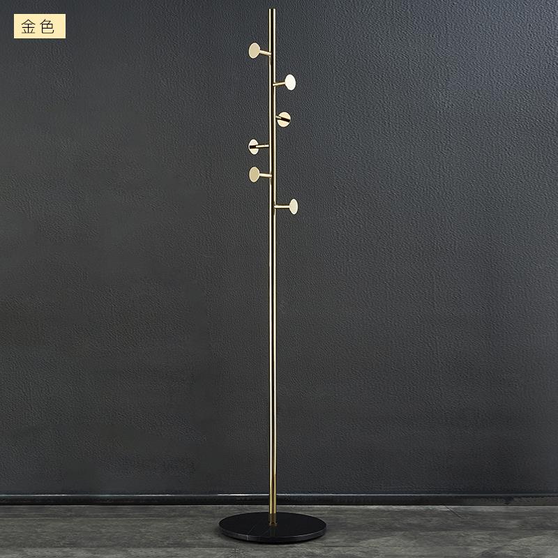 正品落式衣帽全铜架大理石衣服地简置物家用约现代卧室挂衣架子收