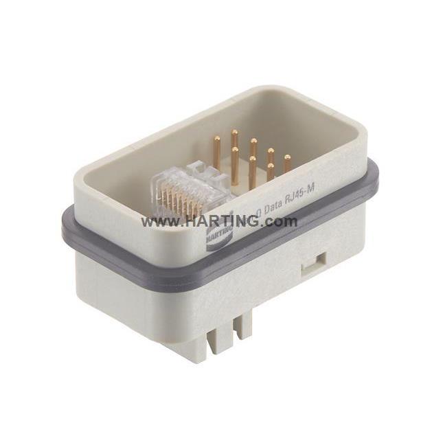 0R91201130-01harting浩亭J45信号5网络插头HanQ-DEZVataRJ4M