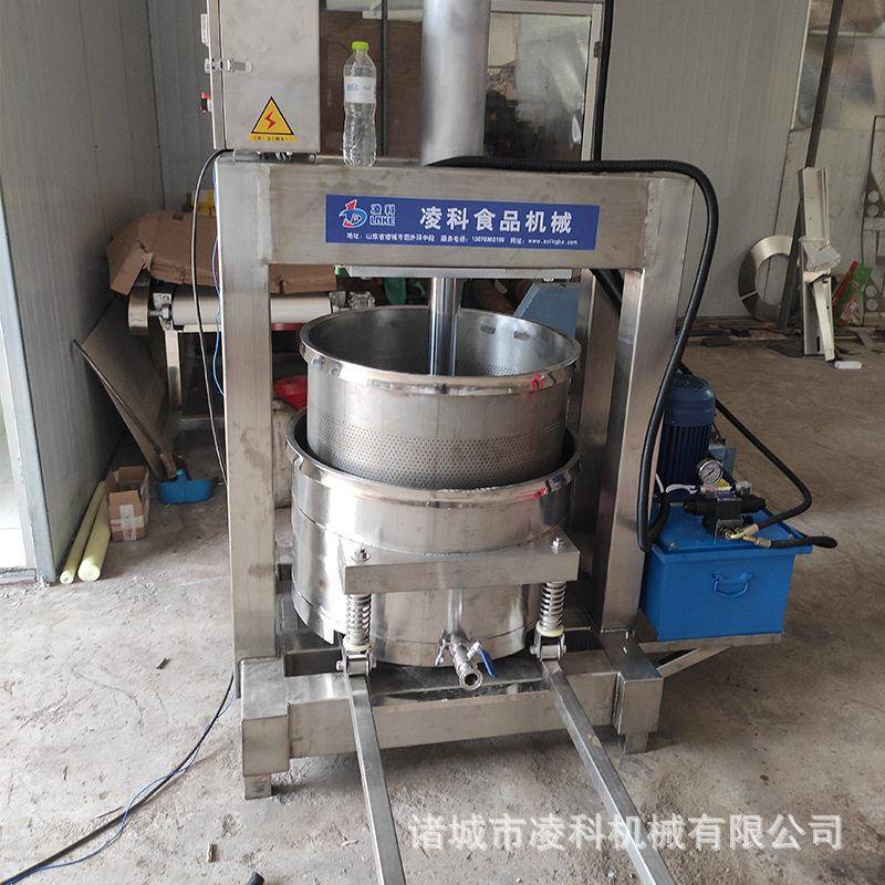 海带丝活塞式压榨脱水机价格大连裙带菜液压压盘式脱水压榨设备
