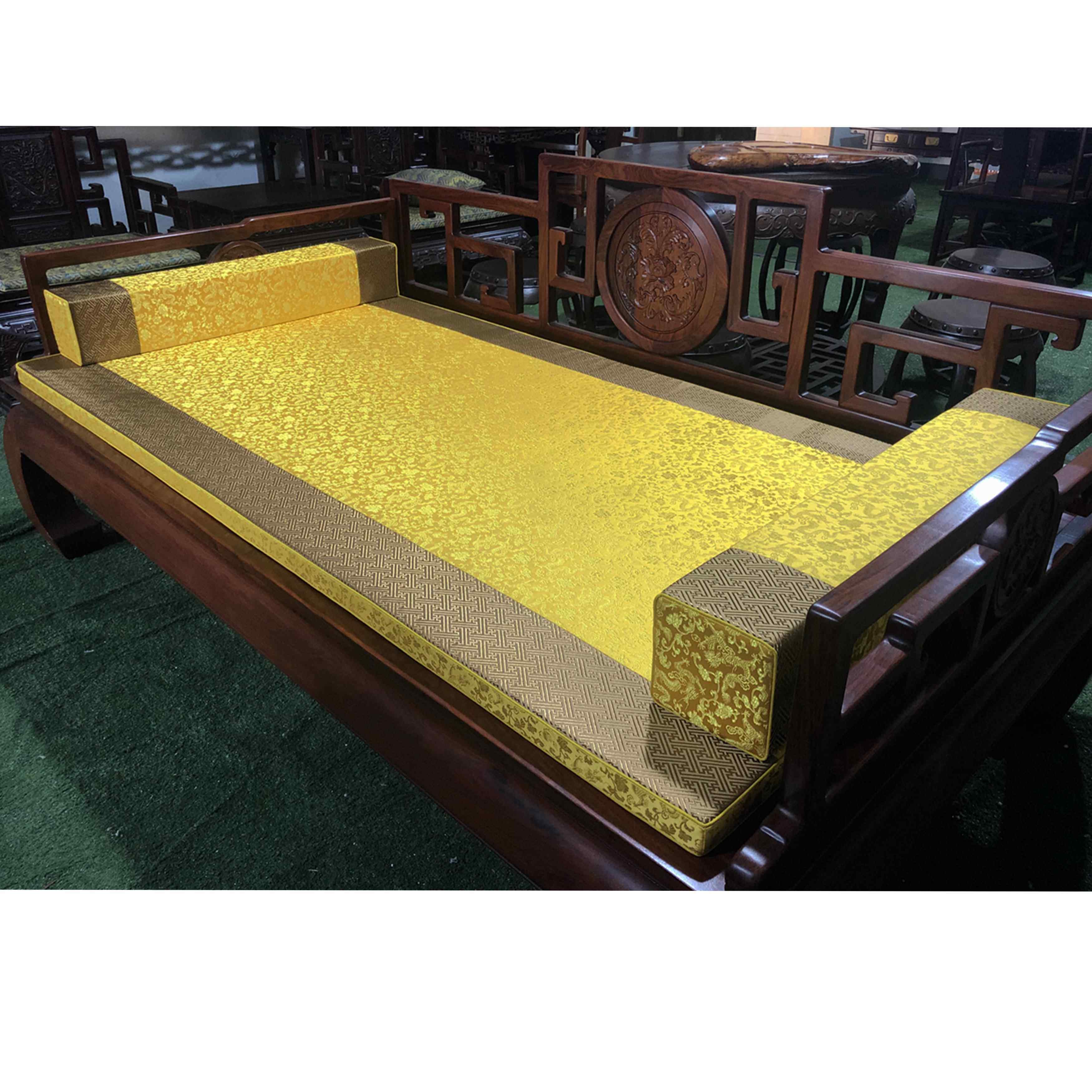 正品定制中罗汉床垫，红木沙发垫，硬木家具垫，椰子榈国海绵一年
