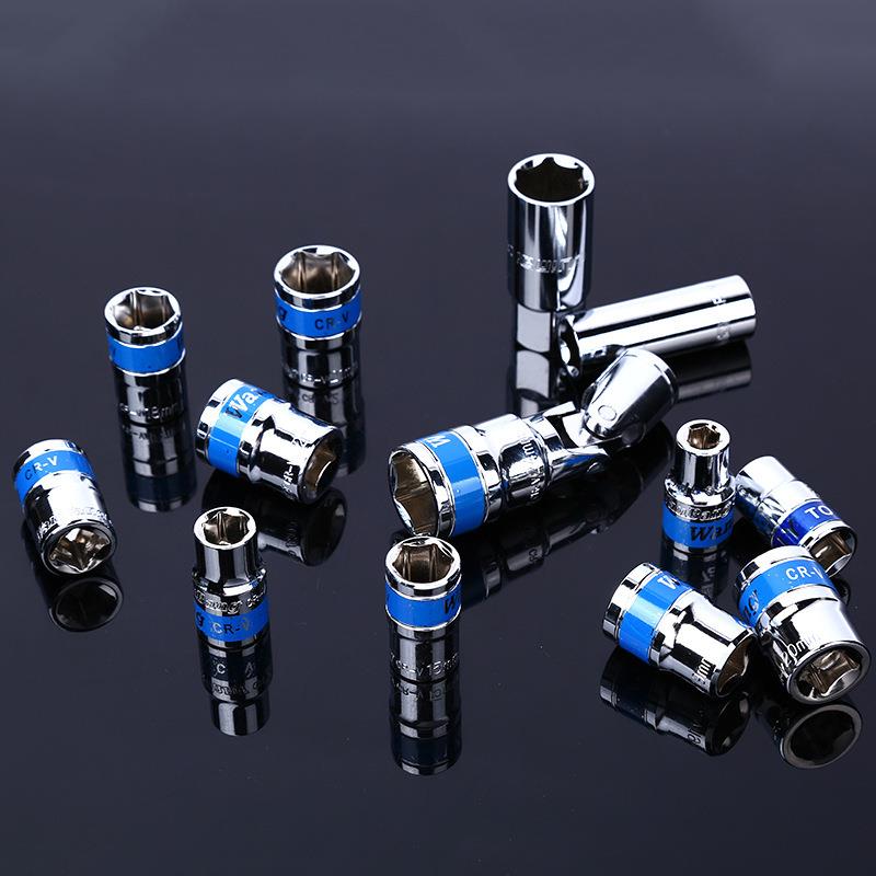 现货供应万邦37件组合工具 汽车维修工具套筒棘轮扳手工具盒
