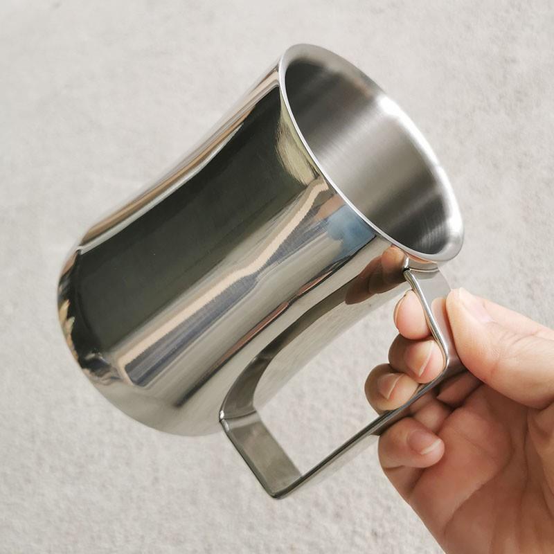 304不锈钢水杯带手柄杯子双层防烫防摔口杯隔热牛奶杯茶杯大容量