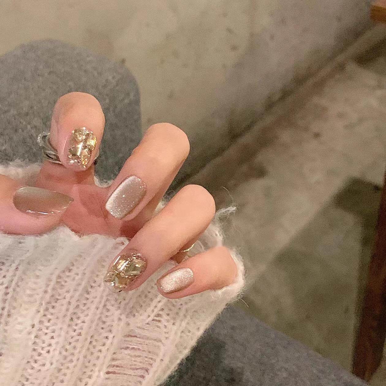 欧美风假指甲穿戴穿戴甄嬛甲片